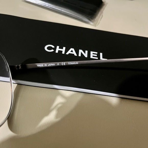 Chanel Titanium eyeglasses frame 56/15/140 - Picture 6 of 10